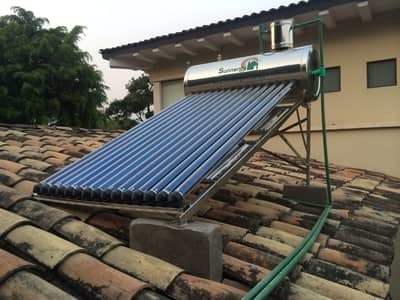 small solar heater for greenhouse
