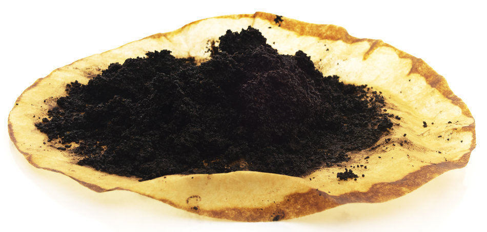 sources about coffee grounds in the garden