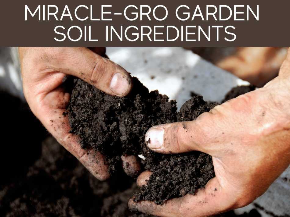Miracle-Gro Garden Soil Ingredients